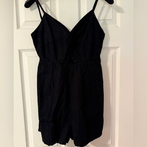 Elegant Black Women's Romper